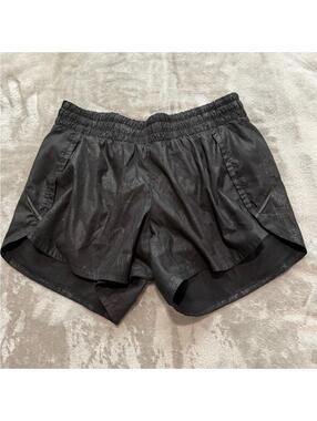 Athleta Black Layered Athletic Shorts